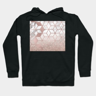 Glitter Ombre Rose Harmony Hoodie